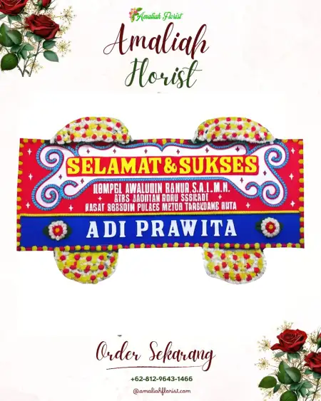 Papan Bunga Ucapan Selamat Manggarwetan